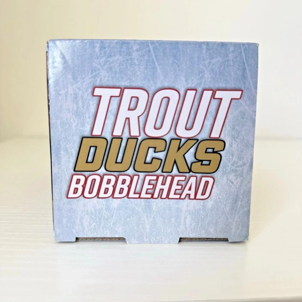Mike Trout Ducks Bobblehead 2019 Los Angeles Angels Anaheim Hockey SGA NEW